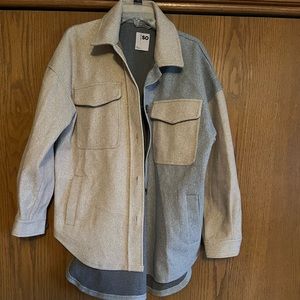 SO brand tan and gray Shacket size medium